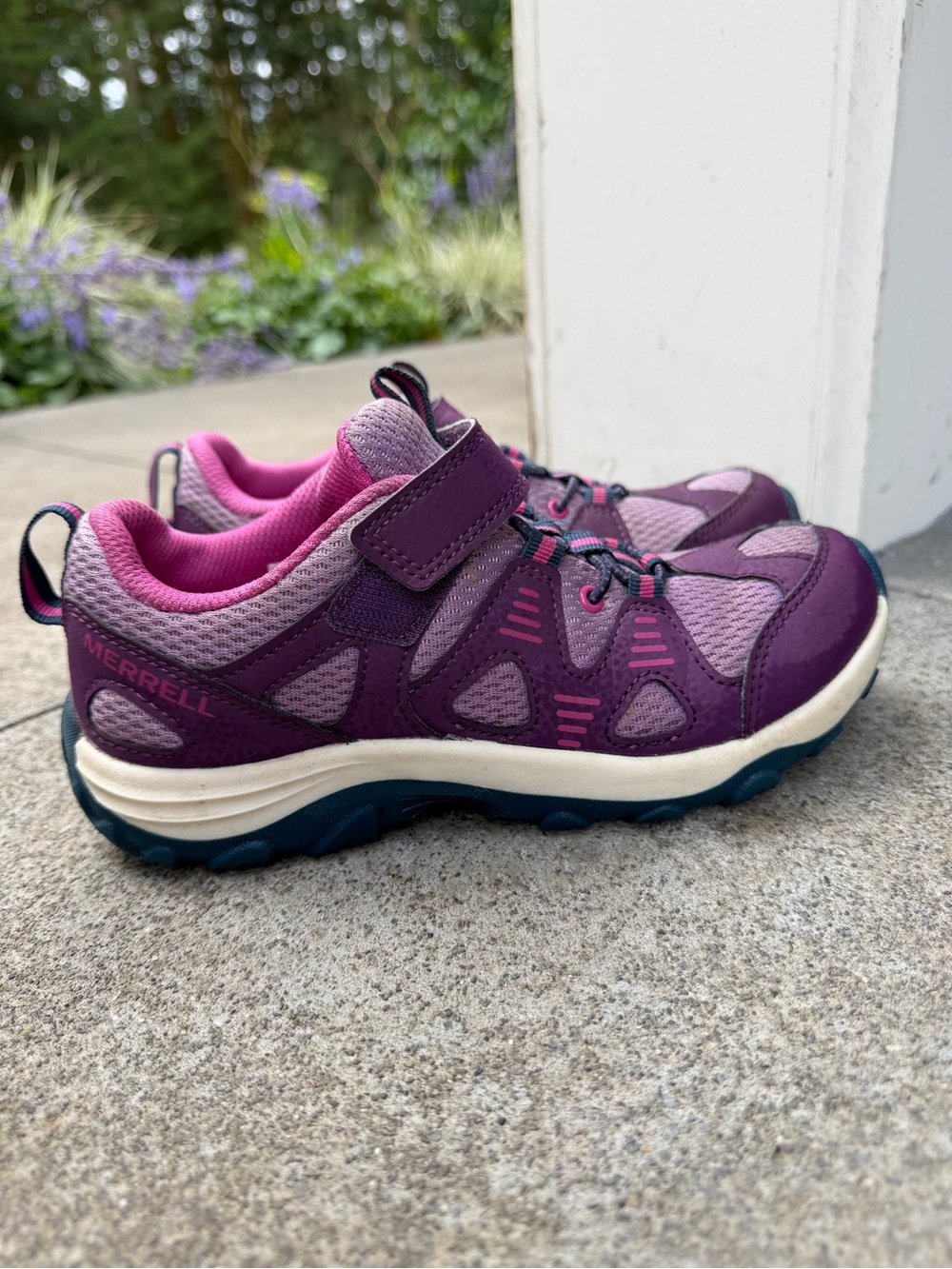 Merrell Kids Purple and Pink Trail Sneakers